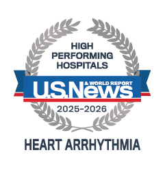 US News & World Report Awards - Heart Arrhythmia 2025-26